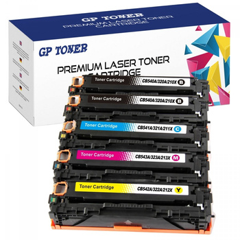 TONER DO HP Color LaserJet CP1215 CP1515N CP1518NI CM1312 CP1525N CM1415FN CM1410 M251N M276N- GP-H545/325/215CMYKK